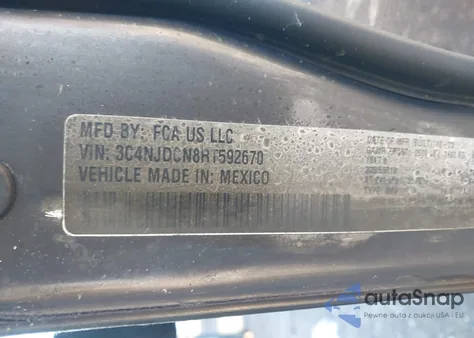 2024 Jeep Compass Limited 4X4 from USA, damaged, VIN 3C4NJDCN8RT592670